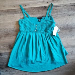 Teal Sleeveless Top